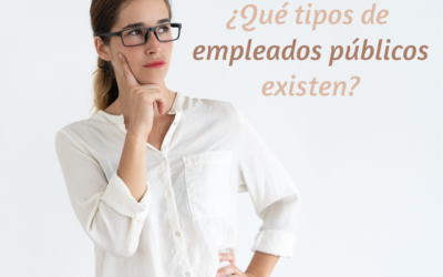 ¿Qué tipos de empleados públicos existen?