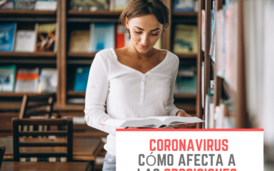 Como afecta el coronavirus a los procesos selectivos de oposiciones