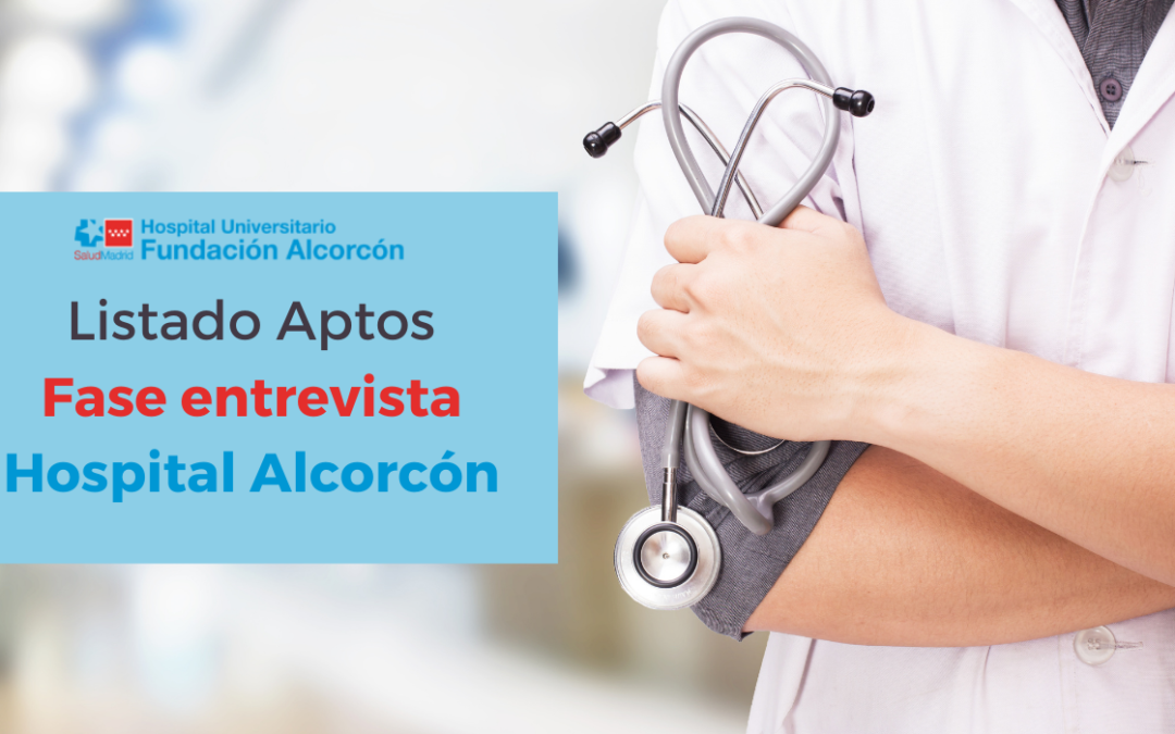 Listado aptos para entrevista Hospital de Alcorcón