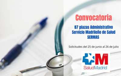Convocatoria Administrativo SERMAS