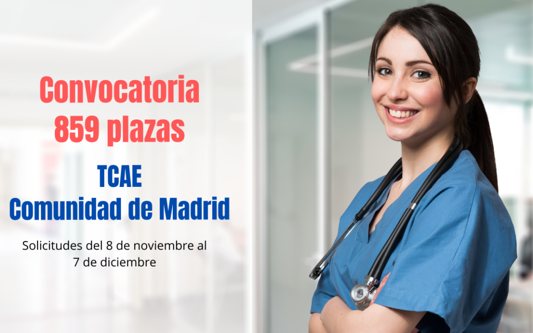 Convocatoria TCAE Comunidad de Madrid Estabilización