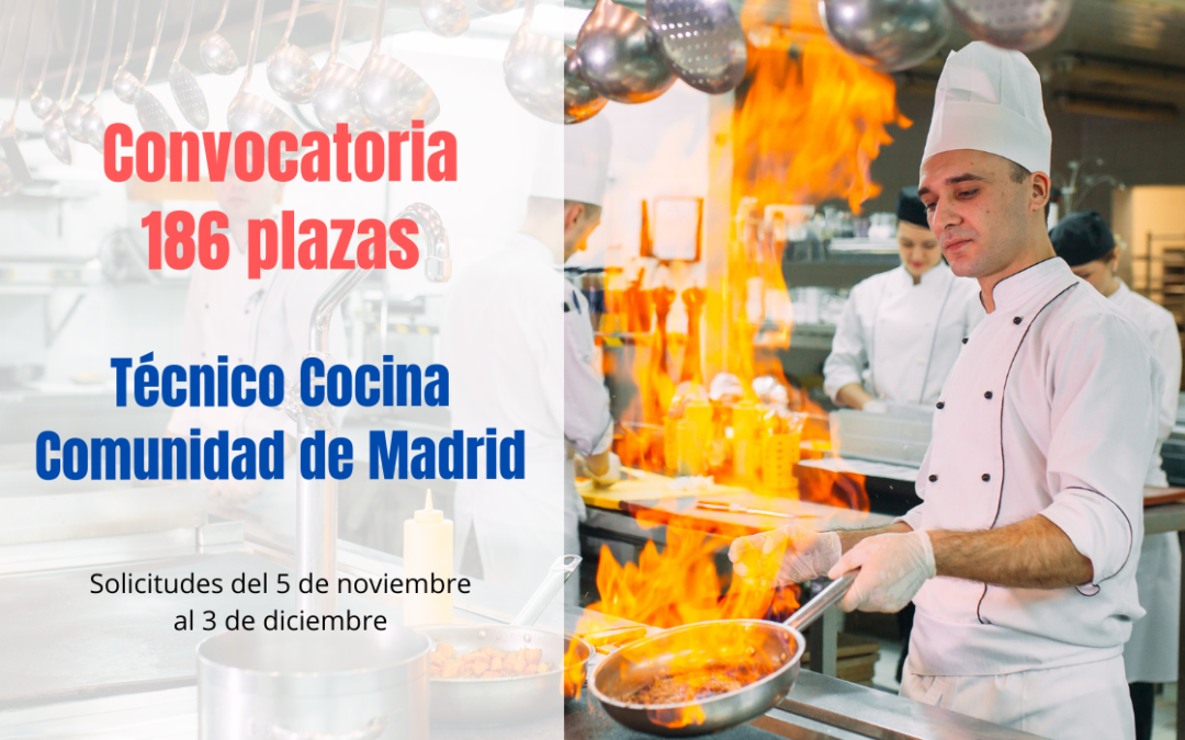 Convocatoria Técnico de Cocina Comunidad de Madrid Estabilización