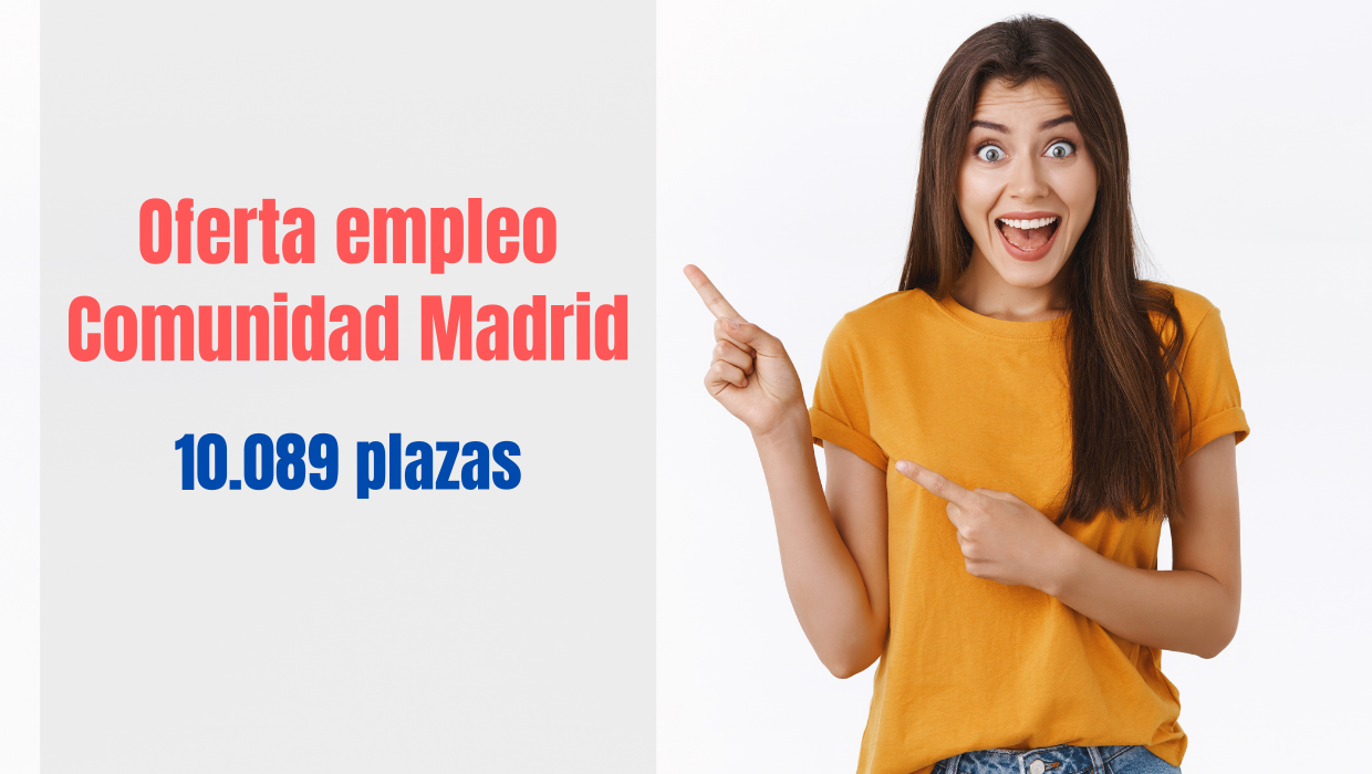 Oferta empleo Comunidad de Madrid 2021