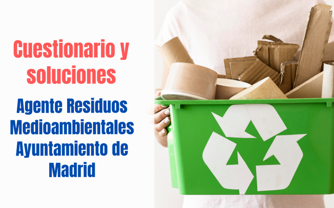 Publicados exámenes y plantillas soluciones ARMAS Ayuntamiento de Madrid