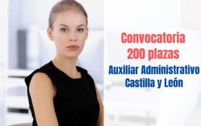 Convocatoria Auxiliar de la Administración de la Comunidad de Castilla y León
