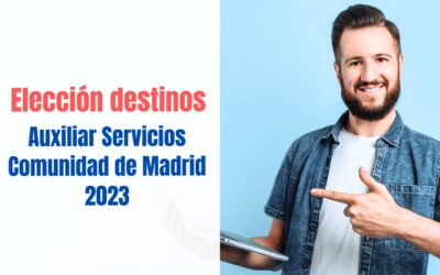 Entrega documentación y elección de puestos Auxiliar de Servicios CAM 2023