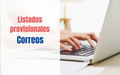 Listados provisionales oposiciones Correos 2023