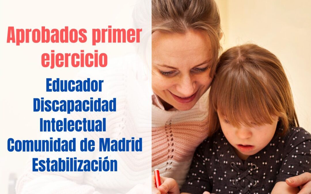 Listado aprobados primer ejercicio Educador Discapacidad Estabilización