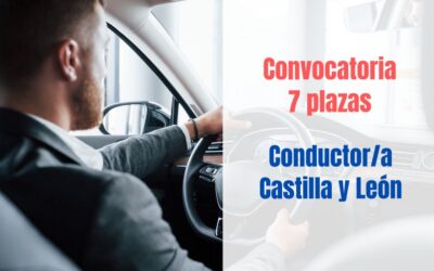 Convocatoria 7 plazas Conductor Junta de Castilla y León