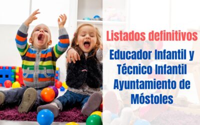 Listados definitivos plazas Infantil Ayuntamiento de Móstoles