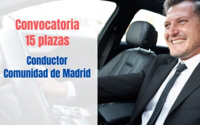 Convocadas 15 plazas Conductor Comunidad de Madrid