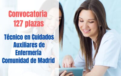 Convocadas 127 plazas TCAE Comunidad de Madrid