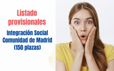 Listados provisionales Integración Social CAM Libre