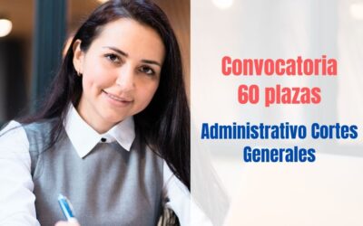 Convocadas 60 plazas Administrativo de las Cortes Generales