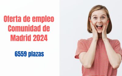 Oferta de empleo Comunidad de Madrid 2024