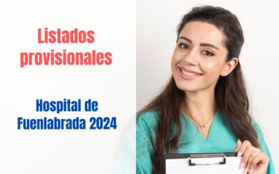 Listado provisionales Hospital de Fuenlabrada 2024