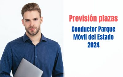 Previsión plazas Parque Móvil del Estado 2024