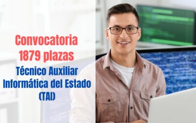 Convocatoria 1879 plazas Técnico Auxiliar Informática del Estado