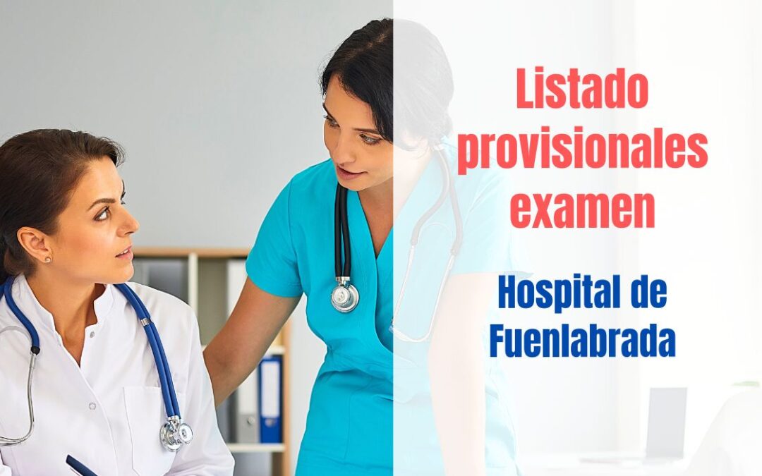 Listados provisionales Hospital Fuenlabrada 2024