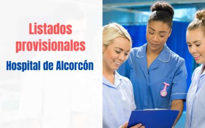 Listados provisionales Hospital Alcorcón 2024