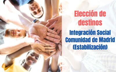 Listados aprobados y elección de destinos Integrador Social Comunidad de Madrid