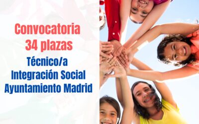 Convocatoria 34 plazas Técnico Integración Social para el Ayuntamiento de Valencia