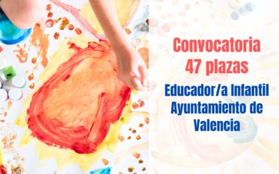 Convocatoria 47 plazas Educador Infantil Valencia