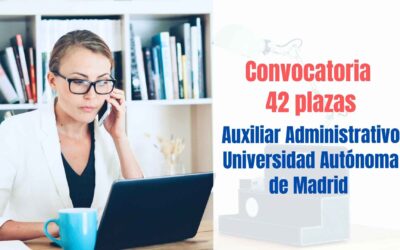 oposición Auxiliar Administrativo UAM