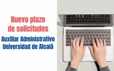solicitudes auxiliar universidad de alcala