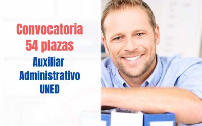 auxiliar administrativo uned 2026