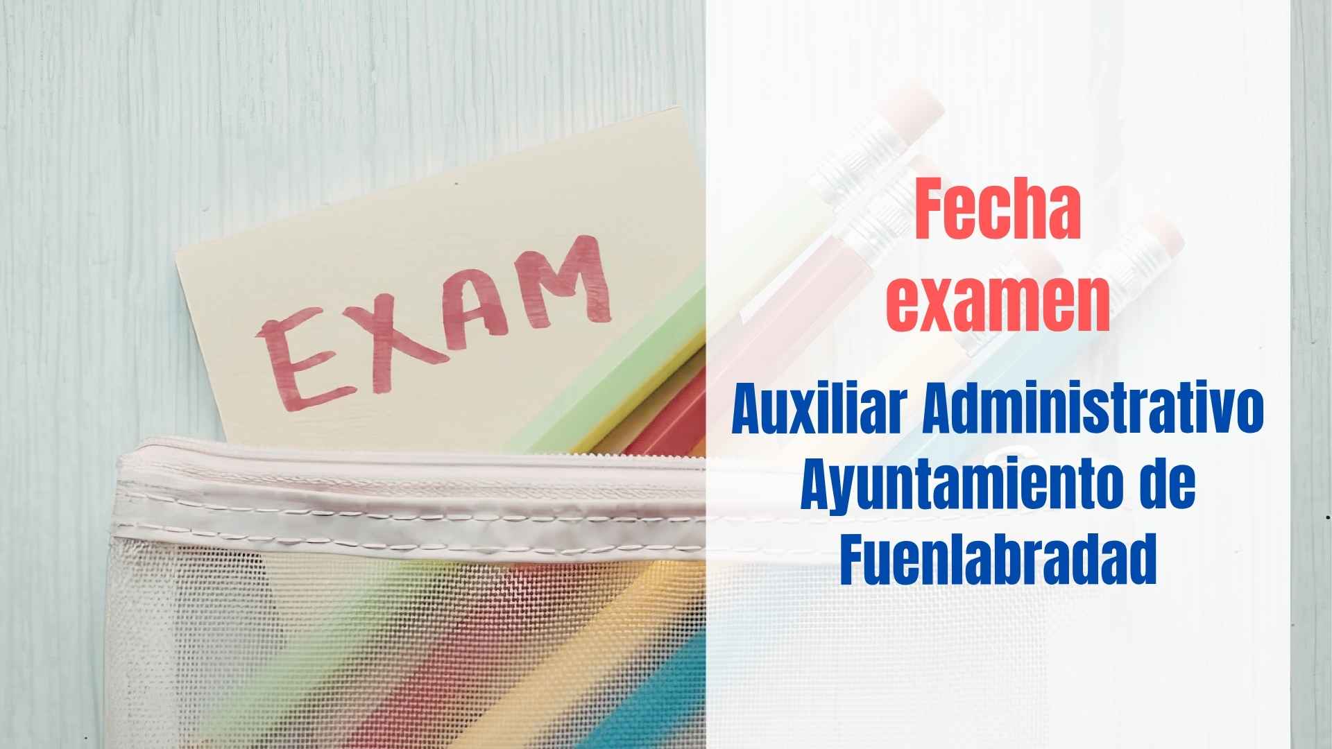 examen oposicion auxiliar ayuntamiento fuenla