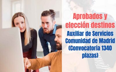 destinos auxiliar de servicios madrid convocatoria 1340 plazas