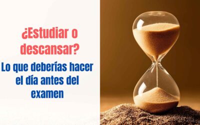 ¿Estudiar o descansar? Lo que deberías hacer 24 horas antes de tu oposición